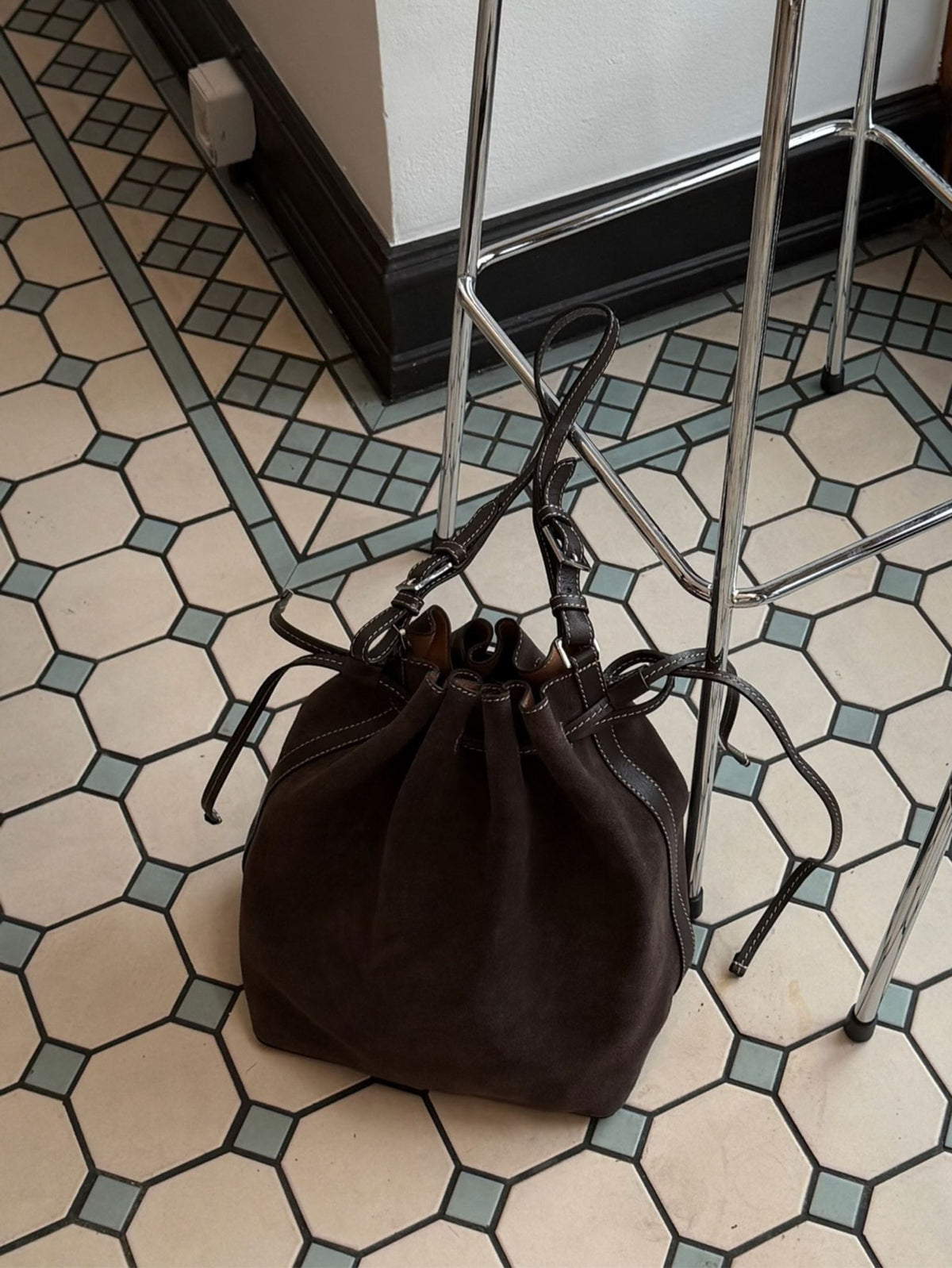 Suede Bucket Bag OneSize - Becksöndergaard
