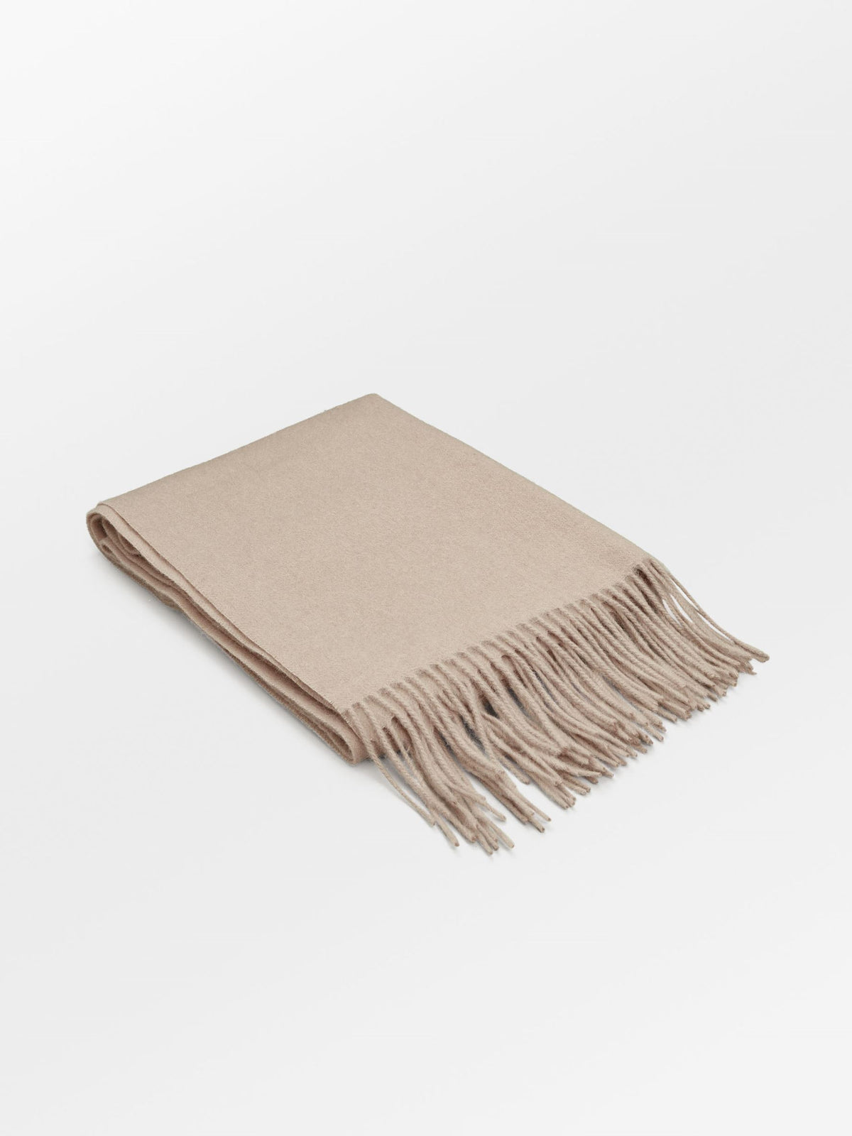 Crystal Edition Wool Scarf - Beige OneSize - Becksöndergaard