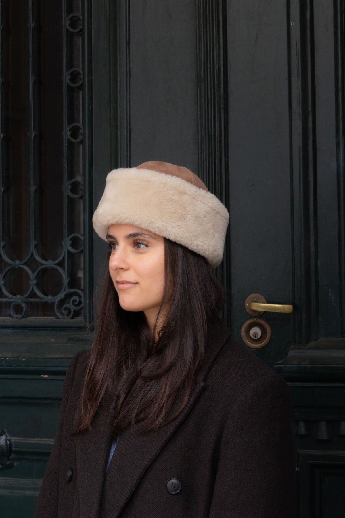 Dora Shearling Hat Clothing - Becksöndergaard