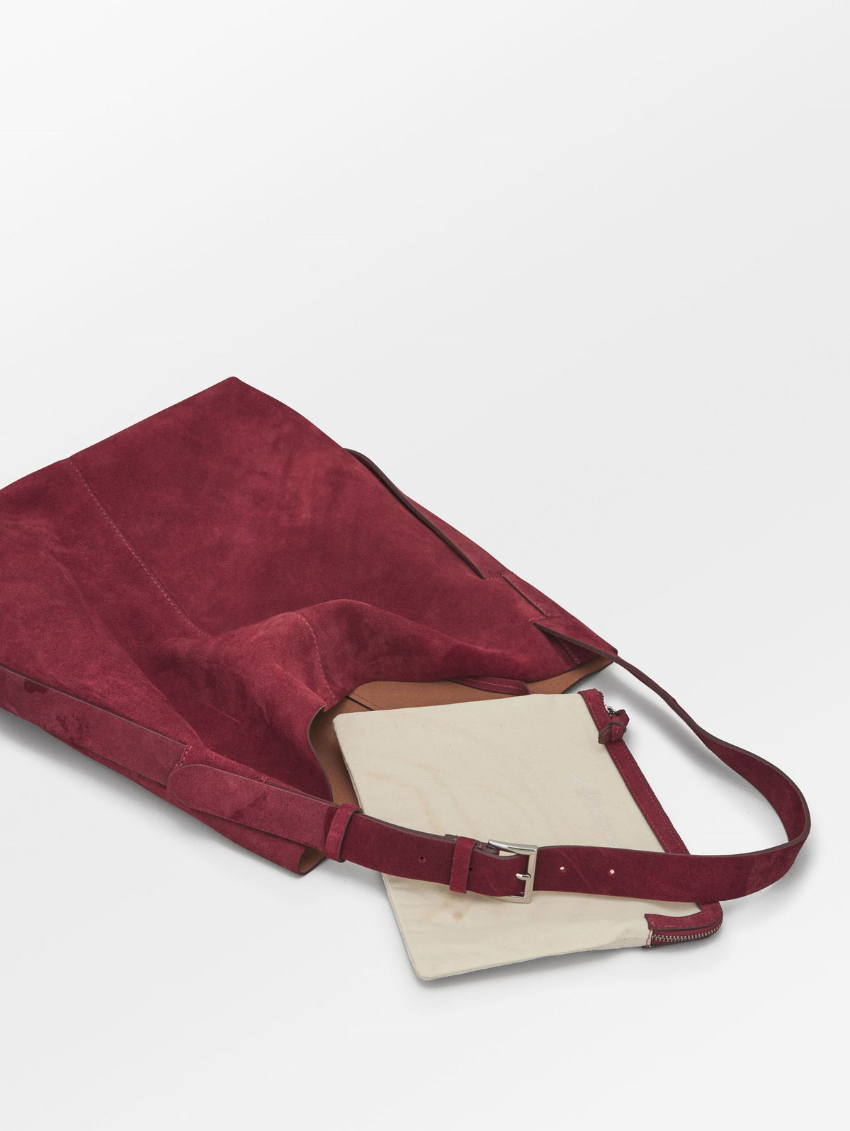 Suede Mae Belted Bag OneSize - Becksöndergaard