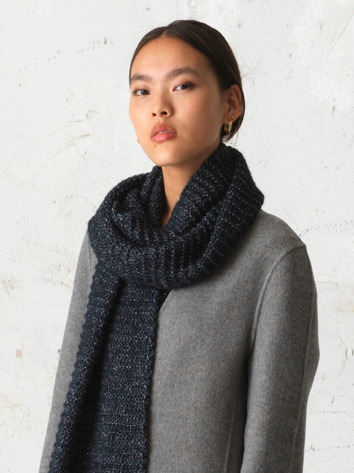 Janu glittery Scarf OneSize - Becksöndergaard