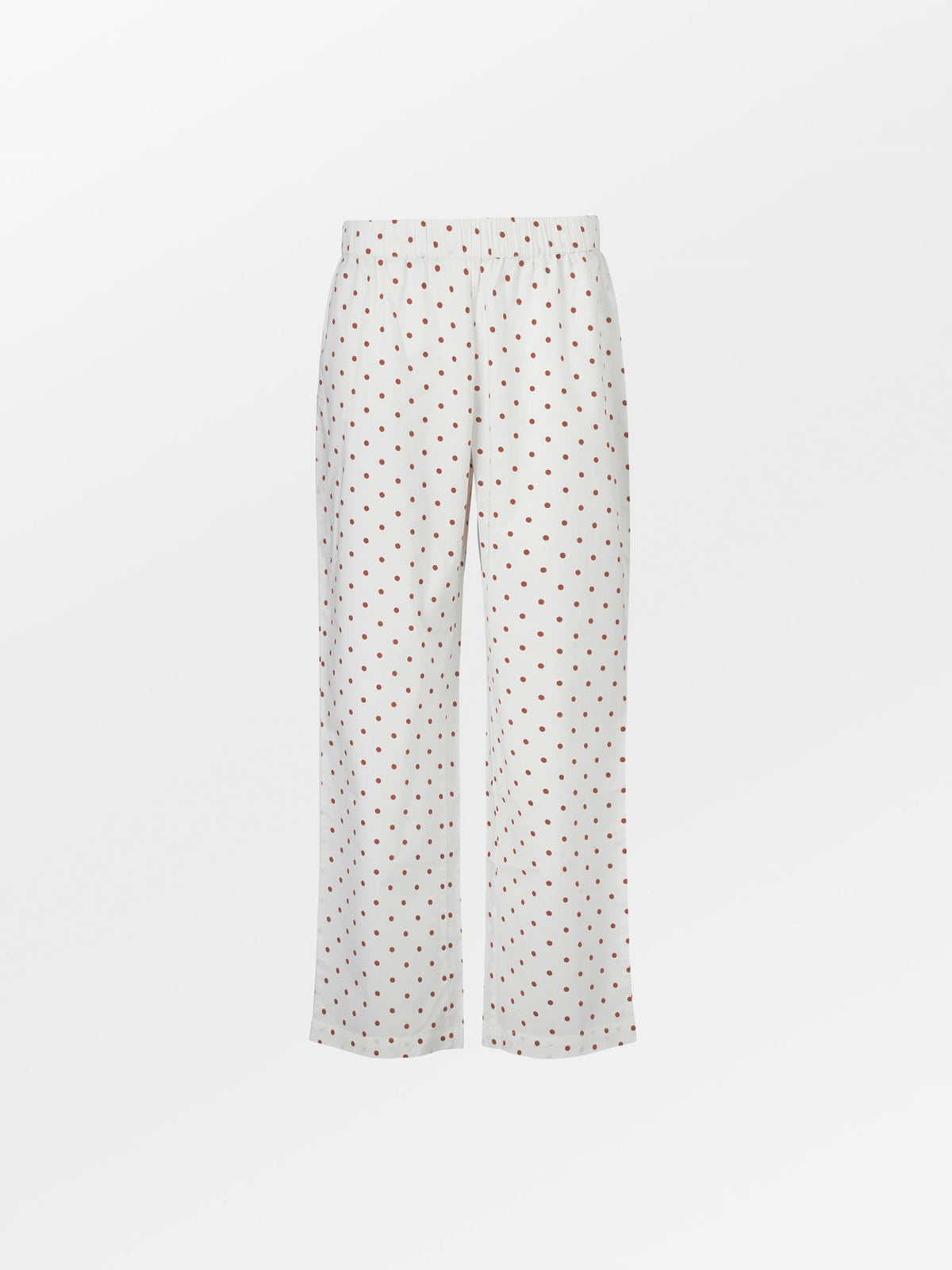 Dot Pyjamas Set - Caramel Brown Clothing - Becksöndergaard