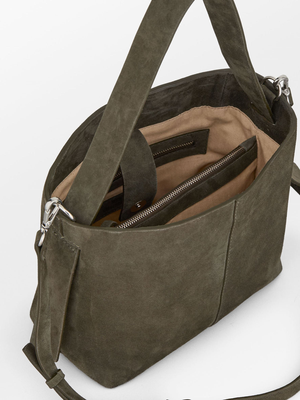 Suede Fraya Small Bag OneSize - Becksöndergaard