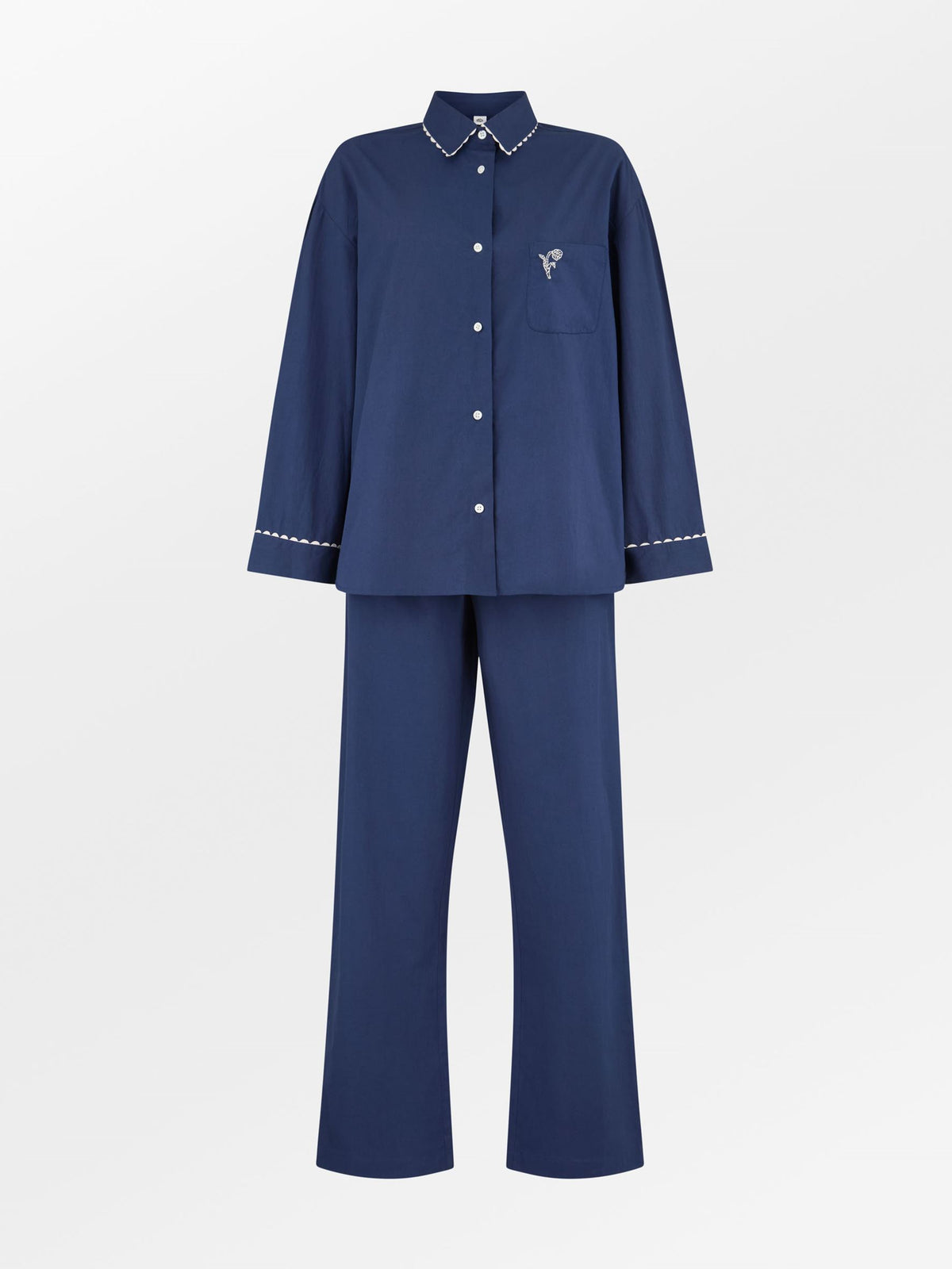 Scallop Pyjamas Pants Clothing - Becksöndergaard
