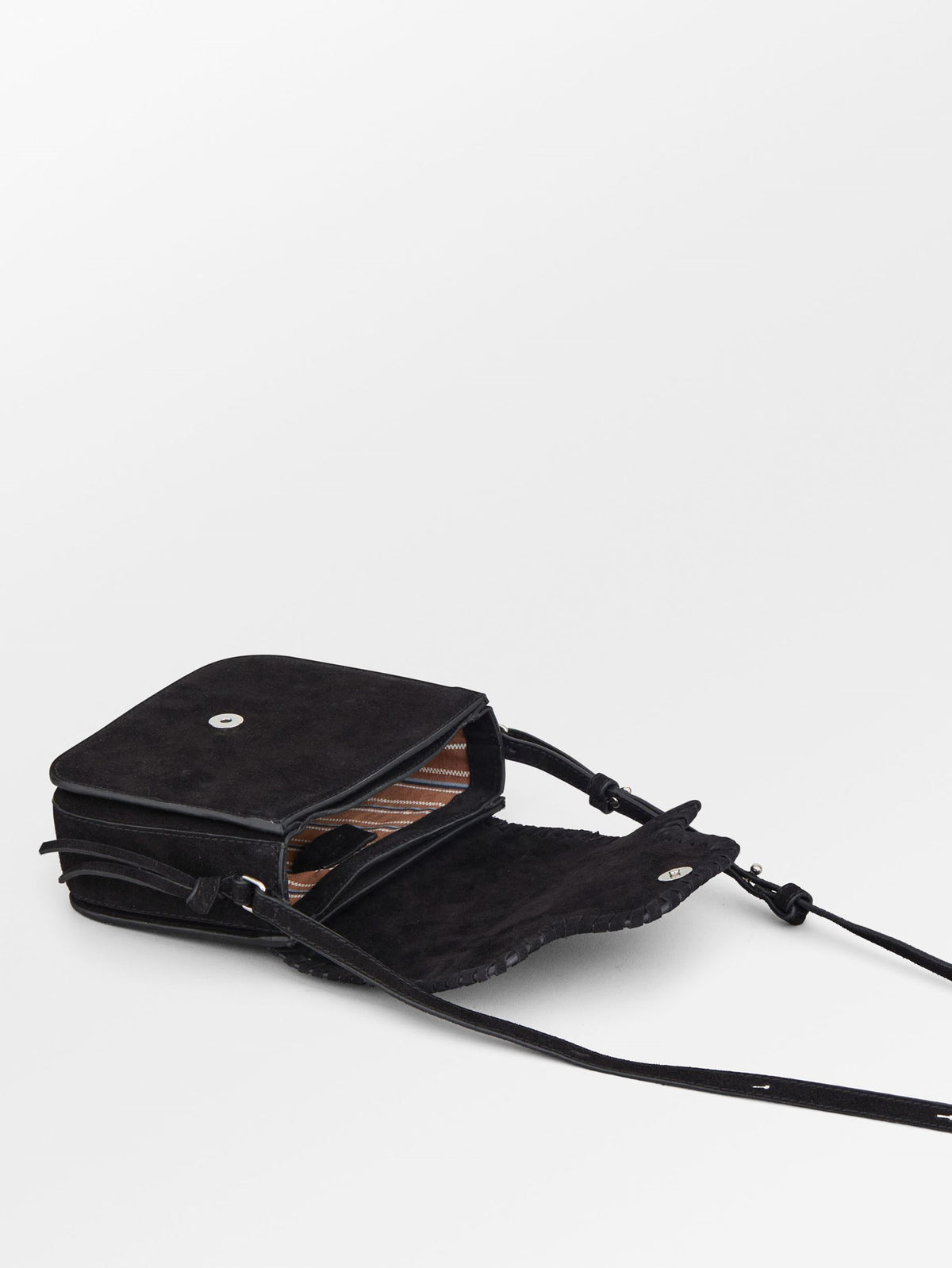 Suede Veg Iris Braid Bag OneSize - Becksöndergaard