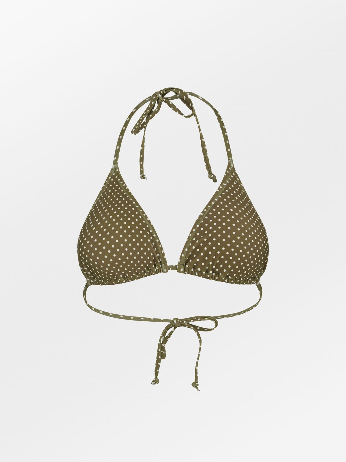 Polka Dot Bel Bikini Top Clothing - Becksöndergaard