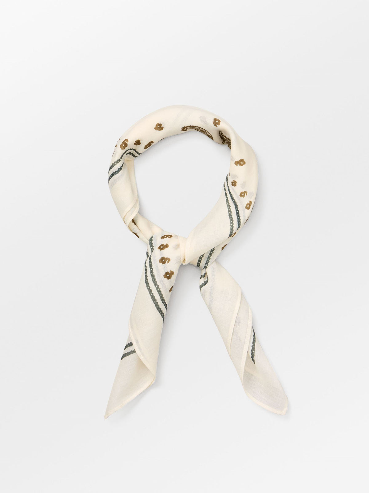 Bloom Paisley Cotta Scarf OneSize - Becksöndergaard