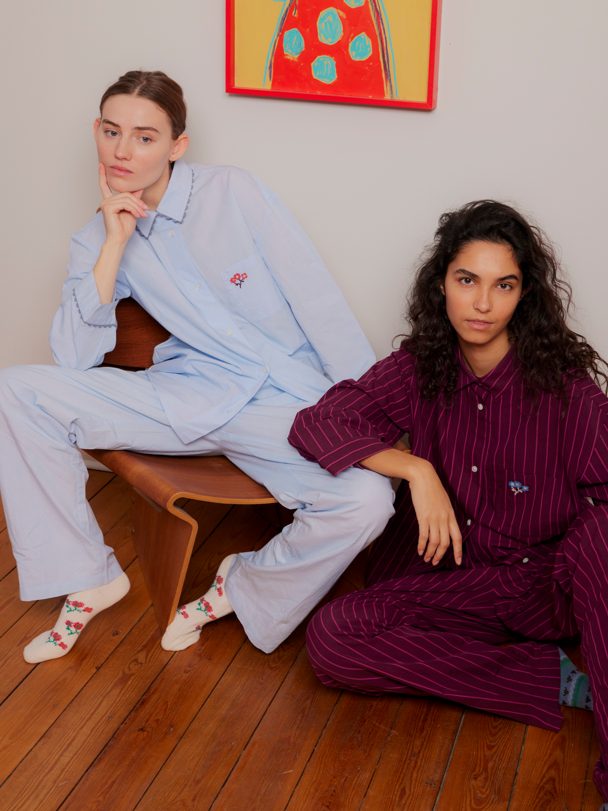 Scallop Flotile Pyjamas Shirt Clothing - Becksöndergaard