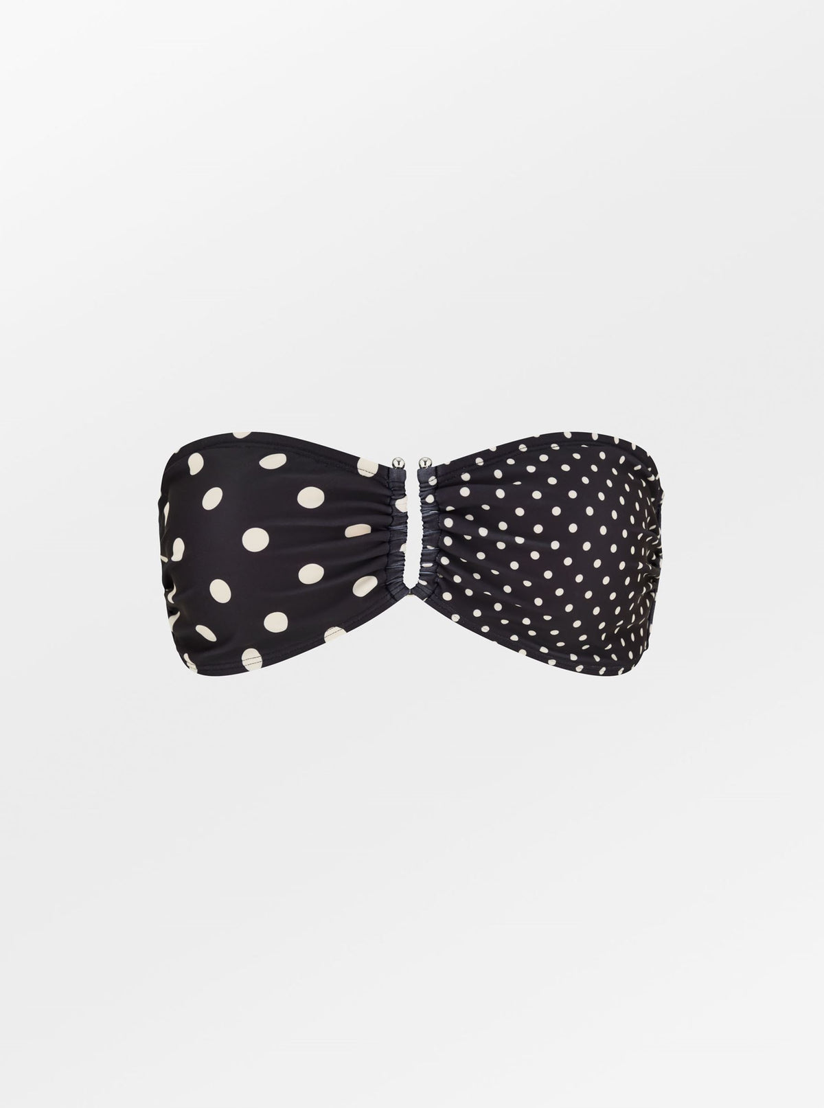 Mixle Polka Bandeau Bikini Top Clothing - Becksöndergaard