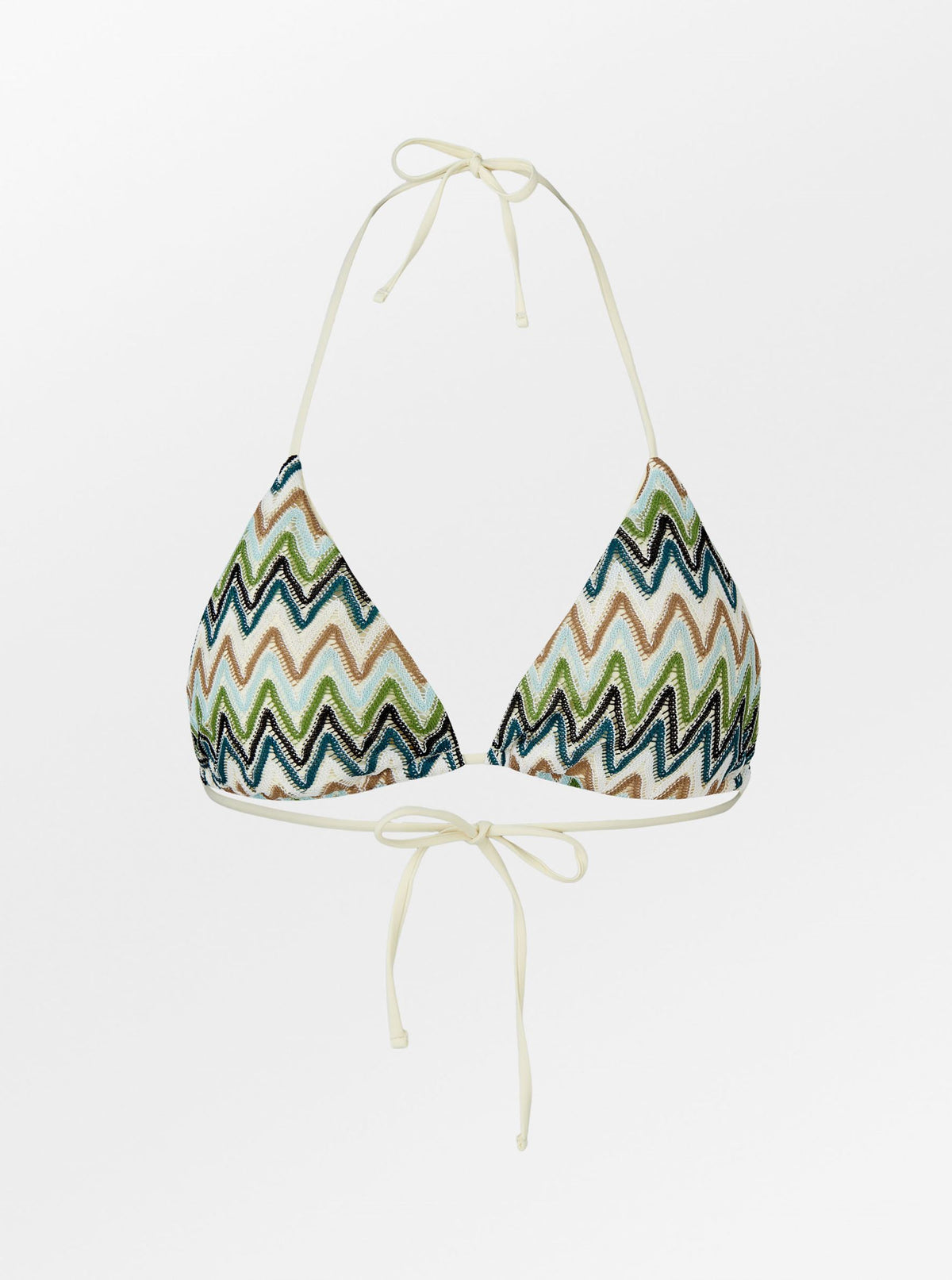 Amber Bikini Top - Green/Blue Clothing - Becksöndergaard
