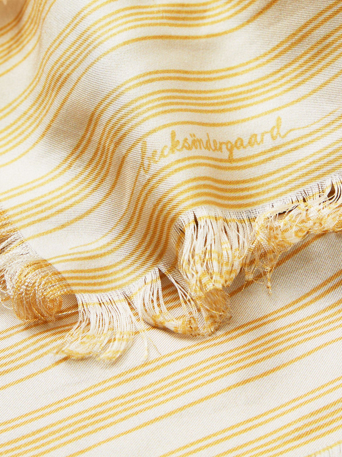 Strifilia Yellow Sia Scarf OneSize - Becksöndergaard