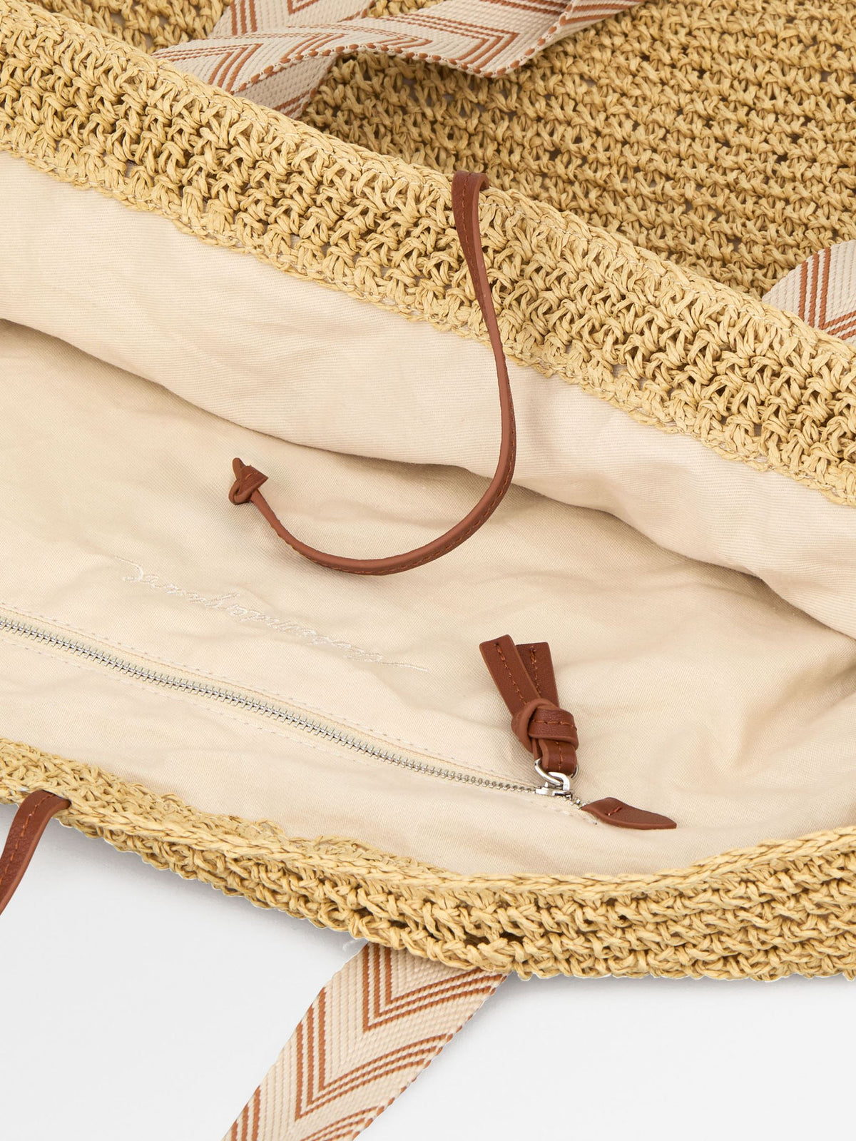 Paper Straw Pheobe Bag OneSize - Becksöndergaard