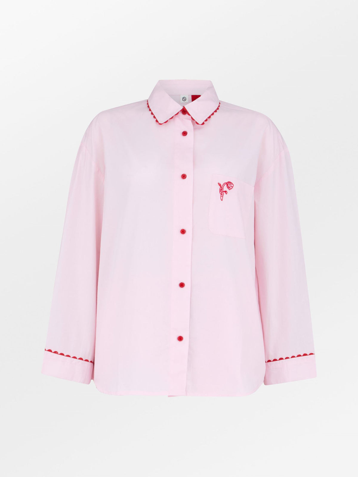 Scallop Pyjamas Shirt Clothing - Becksöndergaard