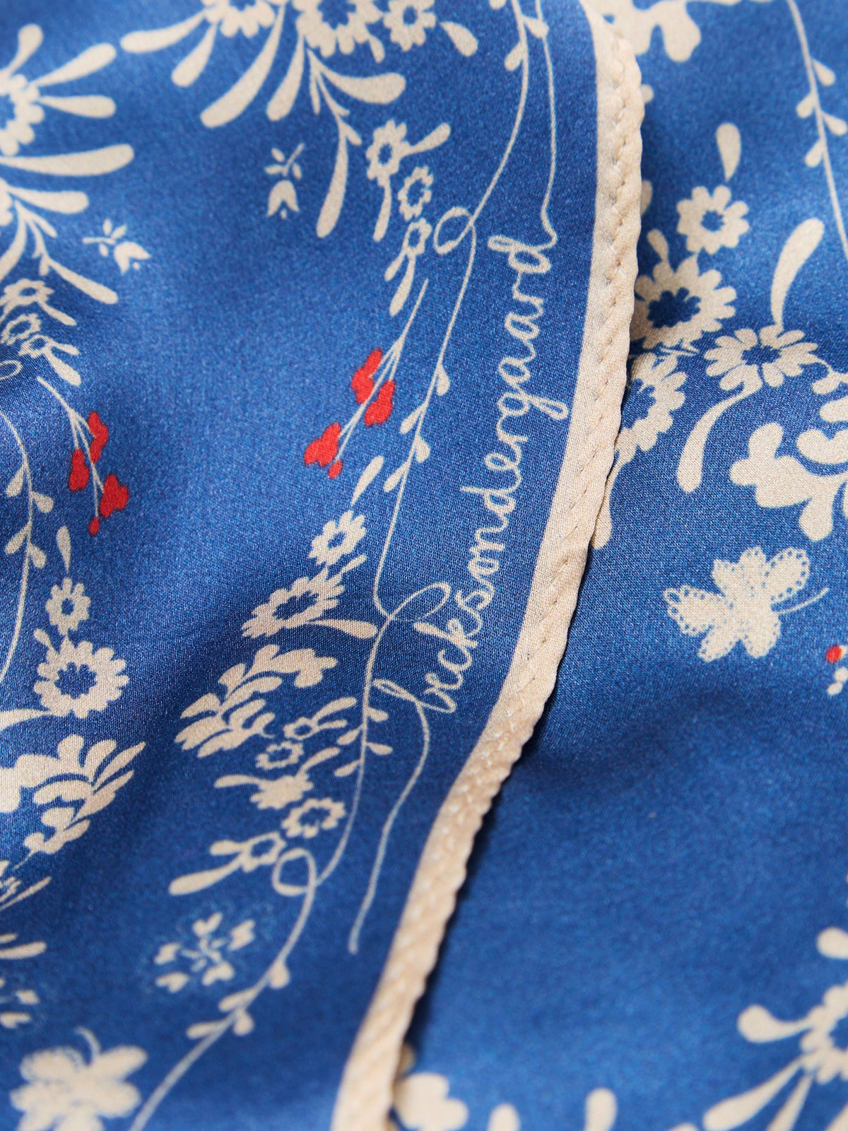 Myrtle Diamond Scarf - Bleach Denim OneSize - Becksöndergaard